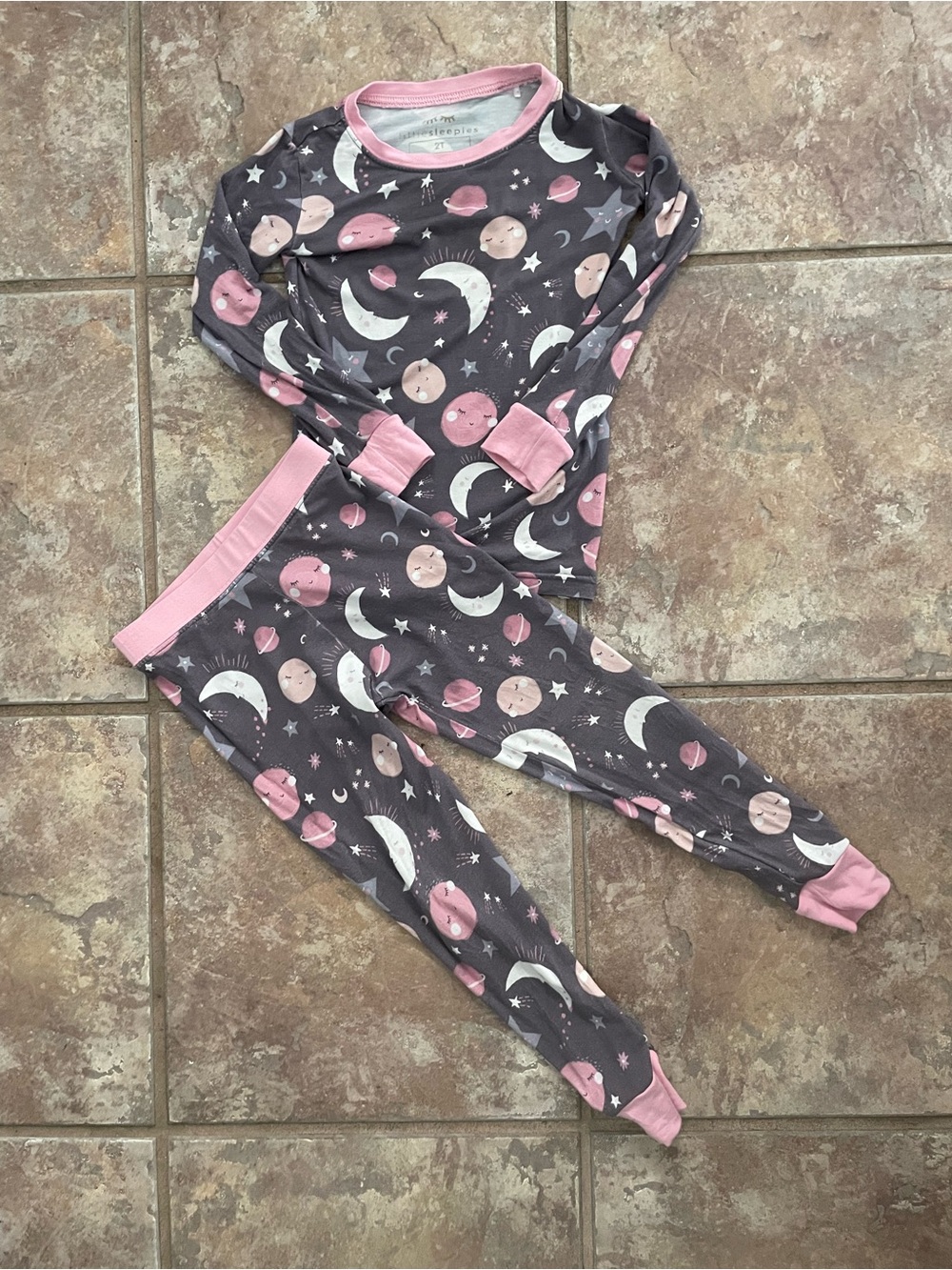 Little Sleepies To the Moon and Back pajamas